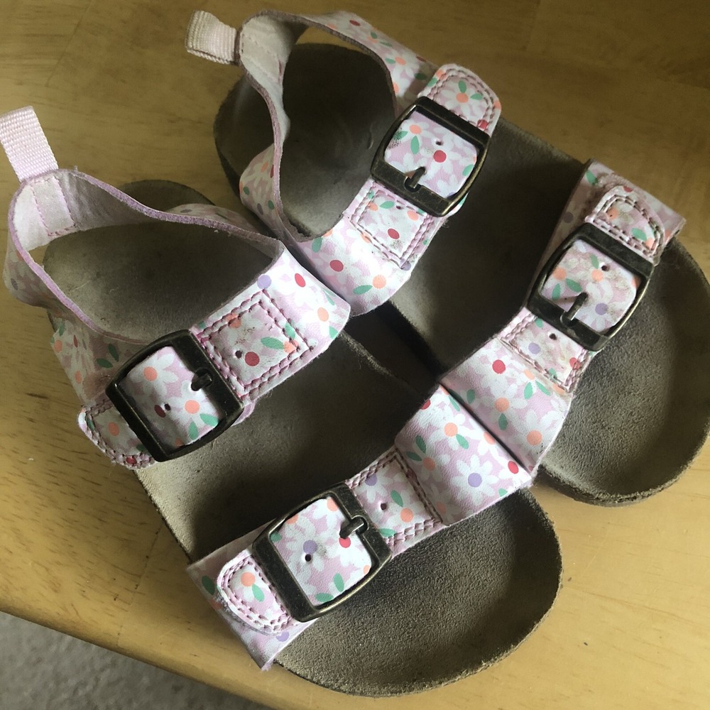 Kids Sandals Carter's Size 9 m Toddler Sandals, Flower Print,